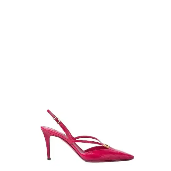 Slingbacks with square toe and straps that wrap around