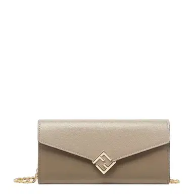 Fendi Ff Diamonds Continental With Chain | Thumbnail 1 Fendi Ff Diamonds Continental With Chain | Thumbnail 1