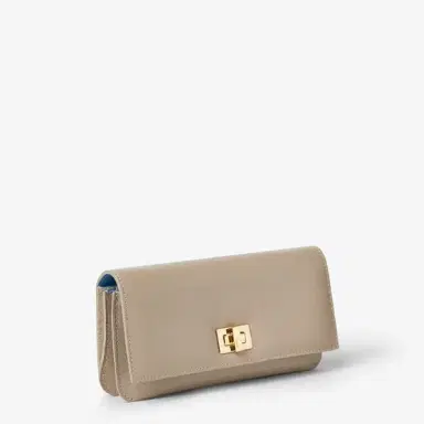 Fendi Way continental wallet with flap and twist lock | Thumbnail 2 Fendi Way continental wallet with flap and twist lock | Thumbnail 2