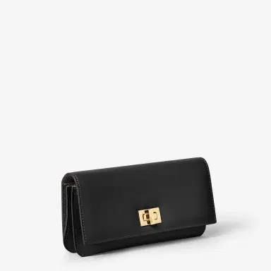 Fendi Way continental wallet with flap and twist lock | Thumbnail 2