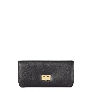 Fendi Way continental wallet with flap and twist lock | Thumbnail 1