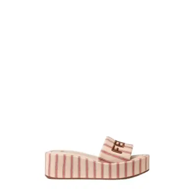 Fendi Wide-band slides with a platform sole | Thumbnail 1