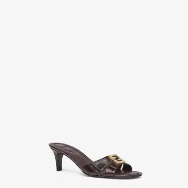 Fendi Slip-on sandals with square toes and two wrap-around bands | Thumbnail 2 Fendi Slip-on sandals with square toes and two wrap-around bands | Thumbnail 2