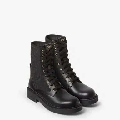 Fendi Filo biker boots with round toe | Thumbnail 4 Fendi Filo biker boots with round toe | Thumbnail 4