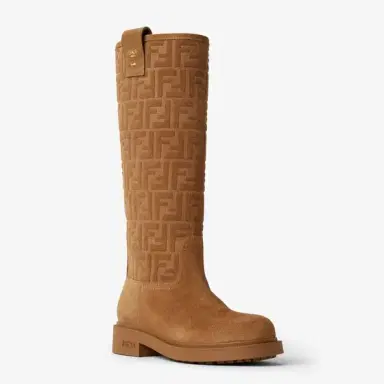 Fendi Tubular leg boots with round toe | Thumbnail 2