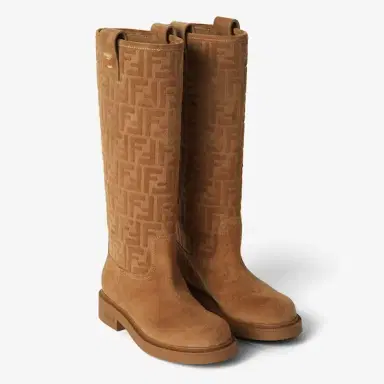 Fendi Tubular leg boots with round toe | Thumbnail 4