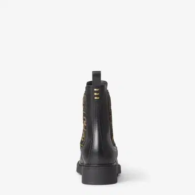 Fendi Filo biker boots with round toes and elastic inserts | Thumbnail 3
