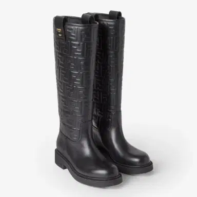 Fendi Tubular leg boots with round toe | Thumbnail 4