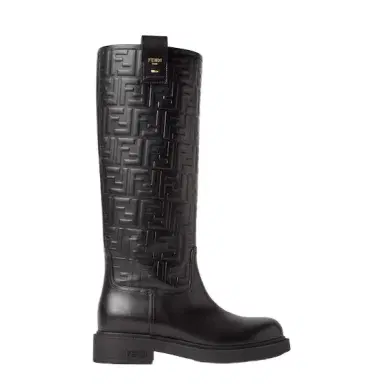 Fendi Tubular leg boots with round toe | Thumbnail 1