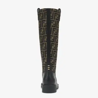 Fendi Tubular leg boots with round toe | Thumbnail 3