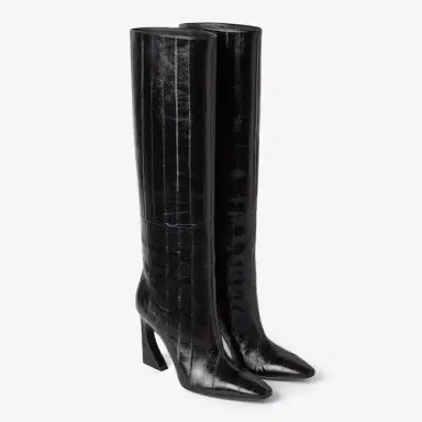 Fendi Tubular boots with tapered toe and high heel featuring | Thumbnail 4 Fendi Tubular boots with tapered toe and high heel featuring | Thumbnail 4