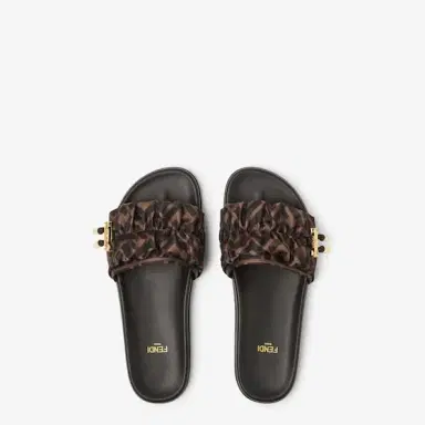 Fendi Wide-band flat slides | Thumbnail 4