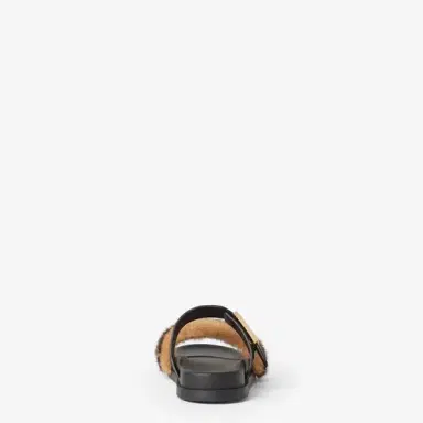 Fendi Double-band flat slides with FF Tube decorative buckle | Thumbnail 3