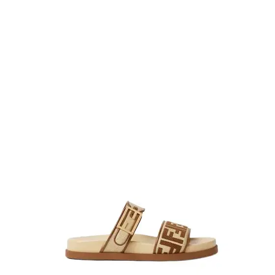 Double-band flat slides with FF Tube decorative buckle