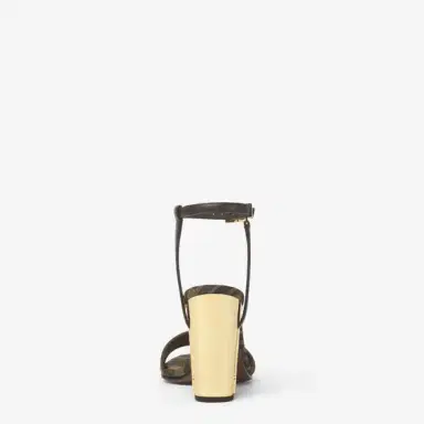 Fendi Delfina round-toe sandals with an ankle strap | Thumbnail 3