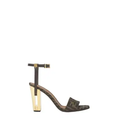 Fendi Delfina round-toe sandals with an ankle strap | Thumbnail 1