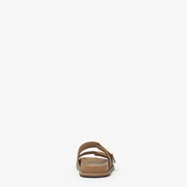 Fendi Double-band flat slides with decorative FF Tube buckles | Thumbnail 3