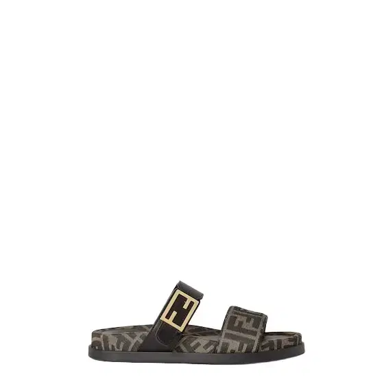 Double-band flat slides with FF Tube decorative buckle