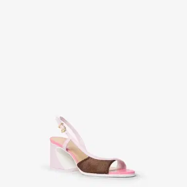 Fendi Asymmetric sandal with wide heel featuring the iconic Arco | Thumbnail 2 Fendi Asymmetric sandal with wide heel featuring the iconic Arco | Thumbnail 2
