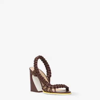 Fendi Asymmetric sandal with wide heel featuring the iconic Arco | Thumbnail 2 Fendi Asymmetric sandal with wide heel featuring the iconic Arco | Thumbnail 2