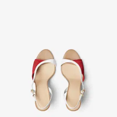 Fendi Asymmetric sandal with wide heel featuring the iconic Arco | Thumbnail 4 Fendi Asymmetric sandal with wide heel featuring the iconic Arco | Thumbnail 4