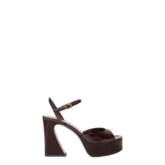 Platform sandals with band over the toes