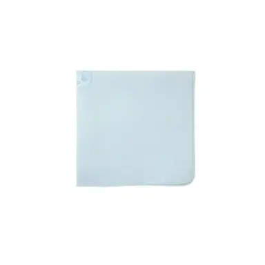 Fendi Baby blanket in light blue jersey with tone-on-tone | Thumbnail 1