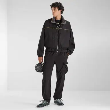 Fendi Reversible windbreaker with high collar and double | Thumbnail 5 Fendi Reversible windbreaker with high collar and double | Thumbnail 5