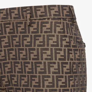 Fendi Bermuda trousers with belt loops at the waist | Thumbnail 3