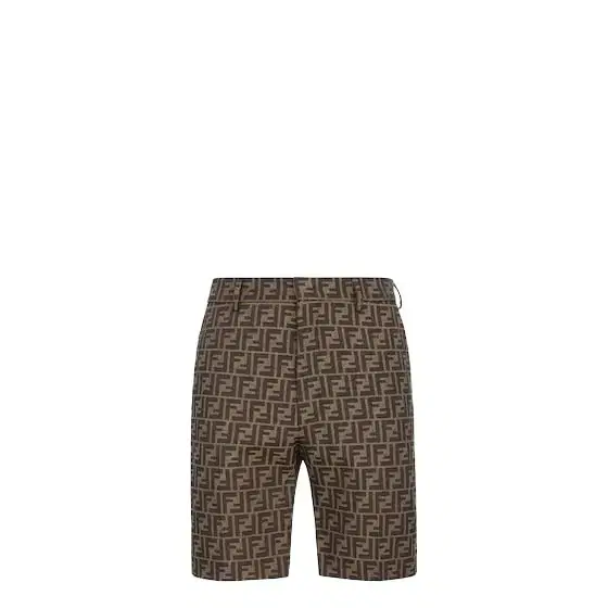 Fendi Bermuda trousers with belt loops at the waist