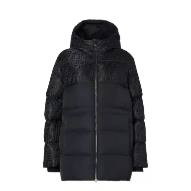Fendi Parka with high collar and drawstring hood | Thumbnail 1 Fendi Parka with high collar and drawstring hood | Thumbnail 1