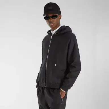 Fendi Hooded sweatshirt with drawstring and raglan sleeves | Thumbnail 4 Fendi Hooded sweatshirt with drawstring and raglan sleeves | Thumbnail 4