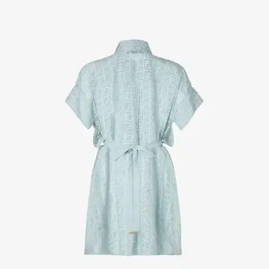 Fendi Short shirt dress with shirt collar and short sleeves | Thumbnail 2 Fendi Short shirt dress with shirt collar and short sleeves | Thumbnail 2