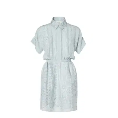 Fendi Short shirt dress with shirt collar and short sleeves | Thumbnail 1 Fendi Short shirt dress with shirt collar and short sleeves | Thumbnail 1