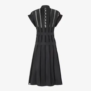 Fendi Midi shirt dress with short cocoon sleeves, classic collar | Thumbnail 2 Fendi Midi shirt dress with short cocoon sleeves, classic collar | Thumbnail 2