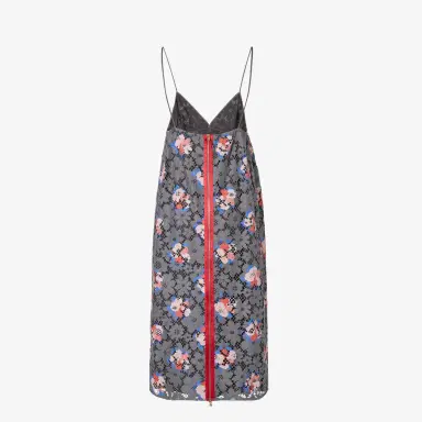 Fendi V-neck slip dress with thin shoulder straps | Thumbnail 2 Fendi V-neck slip dress with thin shoulder straps | Thumbnail 2