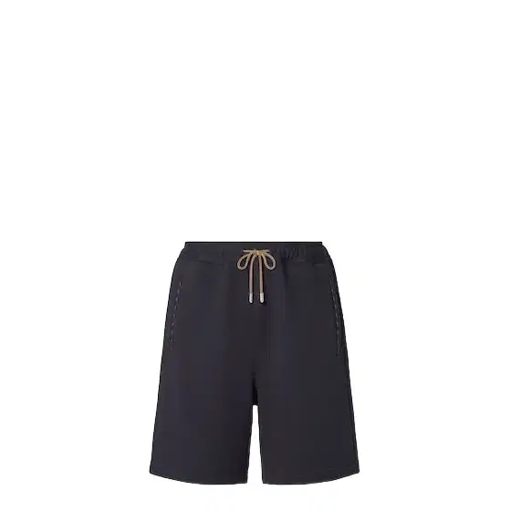 Bermuda shorts with elasticated drawstring waist