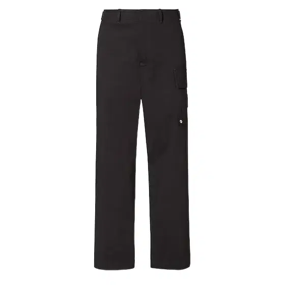 Cargo trousers with large patch pocket on the left leg