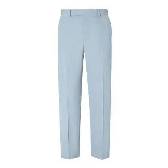 Tailored trousers with trouser crease and belt loops
