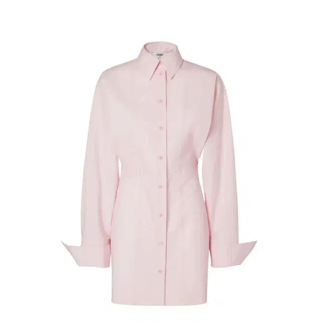 Short shirt dress fitted at the waist Short shirt dress fitted at the waist
