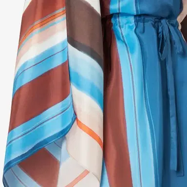 Fendi Short kaftan dress with wide kimono sleeves | Thumbnail 3