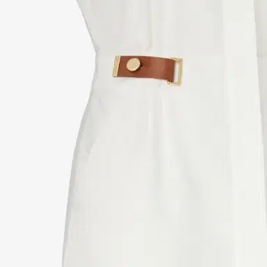 Fendi Sleeveless midi dress with fitted waist and flared skirt | Thumbnail 3 Fendi Sleeveless midi dress with fitted waist and flared skirt | Thumbnail 3