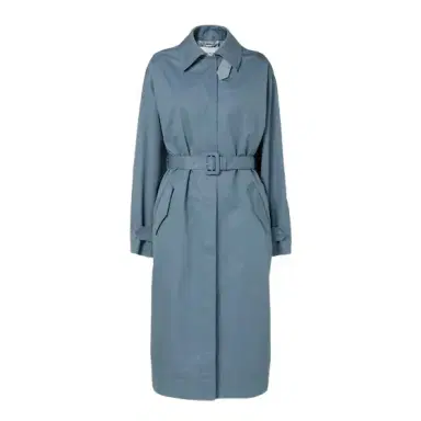 Fendi Midi trench coat with shirt collar and long sleeves | Thumbnail 1 Fendi Midi trench coat with shirt collar and long sleeves | Thumbnail 1