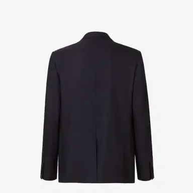 Fendi Regular-fit single-breasted jacket with centre-back vent | Thumbnail 2
