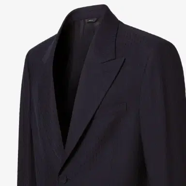Fendi Regular-fit single-breasted jacket with centre-back vent | Thumbnail 4