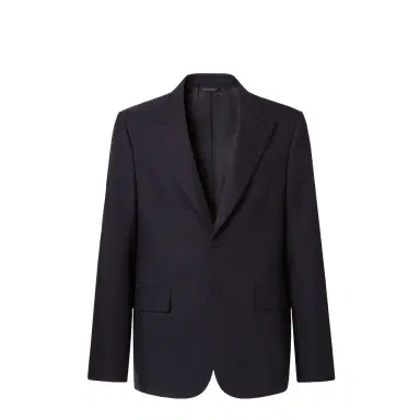 Fendi Regular-fit single-breasted jacket with centre-back vent | Thumbnail 1