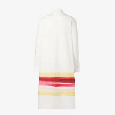 Fendi Shirt dress with shirt collar and long sleeves | Thumbnail 2