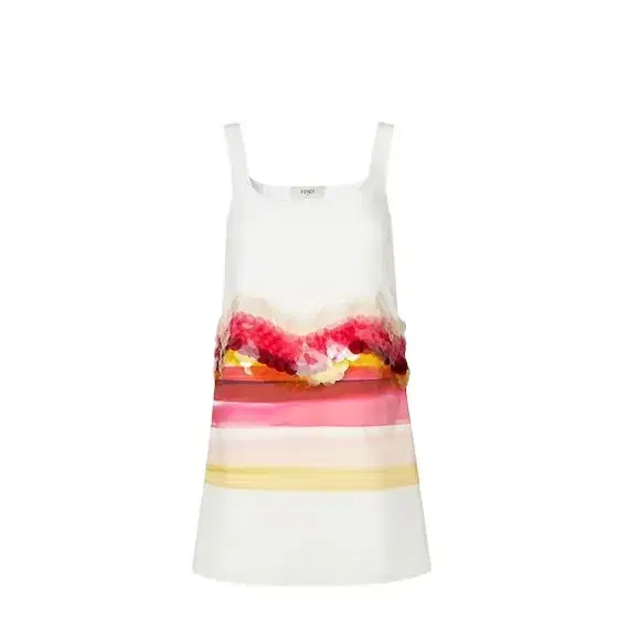 Sleeveless, flared short dress