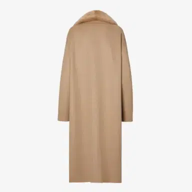 Fendi Oversize coat with a large collar and fur lapels | Thumbnail 2 Fendi Oversize coat with a large collar and fur lapels | Thumbnail 2
