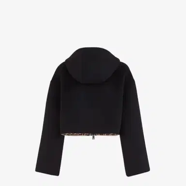 Fendi Reversible cropped, hooded jacket with patch pockets | Thumbnail 2 Fendi Reversible cropped, hooded jacket with patch pockets | Thumbnail 2